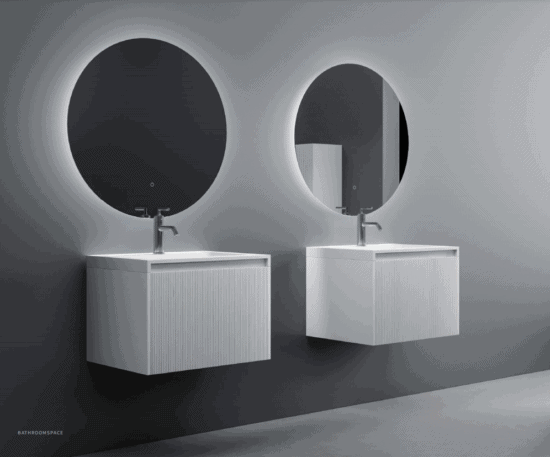 ארון אמבטיה מודרני דגם ליין לבן
